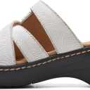 Clarks Women's Merliah Coral Heeled Sandal (9 Narrow, White)