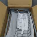 REALINN Under Sink Organizer, Pull Out Cabinet Organizer 2 Tier Slide Out Sink Shelf Cabinet Storage Shelves, Storage for Kitchen Bathroom, Grey, 1 Pack