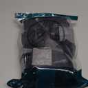 16 PCS Square Chair Leg Floor Protector, Silicone Chair Leg Cover, Furniture Leg Protectors with Felt, Mobile Table Leg pad, Protect The Floor from Scratches.1 1/2 in Black.