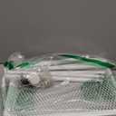 4-Tier Metal Rolling Cart with Wheels, Storage Utility Organizer Cart for Kitchen, Bathroom, Office, Baby Essentials & Makeup - Lockable Casters, Easy Assembly, Large Capacity, White