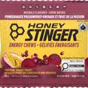2 x Honey Stinger Organic Pomegranate Passionfruit Energy Chew, Gluten Free & Caffeine Free, for Exercise, Running and Performance, Sports Nutrition for Home & Gym, Pre and Mid Workout, 12 Pack (EXP 12/01/26)