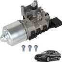 New Front Windshield Wiper Motor 6R1955119A Compatible with Volkswagen Jetta Sedan 2011-2018 Replace OE 5C7955113D, 5C6-955-113-A, 5C7-955-113-A, 4 Pin