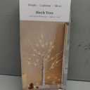 Vanthylit Lighted Tree, White Birch Tree with LED Lights, Prelit Artificial Tree with Timer, Centerpiece Tree Light for Christmas Decorations, Light Up Tabletop Tree Home Decor (2 FT, Warm White)