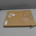 Coffee Table Tray - Large Ottoman Trays for Living Rooms - Wood Serving Tray with 2 Sets of Handles - Wooden Tray for Coffee Table, 4 Round Coasters Included, Gray