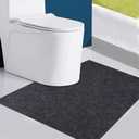 Premium Potty Training Mats - Super-Absorbent Toilet Training Rug for Kids, Universal Bathroom Protector Pads, Soft Felt Fabric, and Reusable Pee Pads with Leak-Proof Backing (Toilet Mat 24x24in)