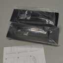 Ravinte 2 Pack Black Sliding Closet Door Handles Black Flush Pulls 7in Length Recessed Finger Pulls for Sliding Barn Door Sqaure Cabinet Pulls Stainless Steel (180mm)