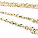 HEEHEE 43.3"(110cm) Gold Purse Chain Strap O Shape DIY Metal Chain Cross body Chain Handbag Replacement Strap 1 Pack for Purse Accessories