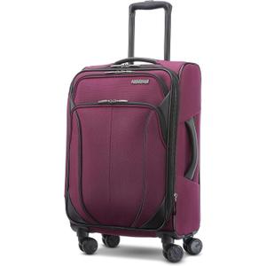 American Tourister 4 KIX 2.0 Expandable Softside Luggage with Spinner Wheels, 20 SPINNER, PURPLE ORCHID