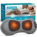 2026 Upgraded 3-in-1 Spine Support Pillow for Sciatica Pain & Lower Back Pain Relief, Triple Fusion Back Massager with Heat, Vibration & Airbag Stretching,Black