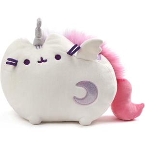 GUND Pusheen Super Pusheenicorn Unicorn Sound and Lights Plush Cat Stuffed Animal, White, 17"