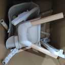 Mloong High Chair for Babies and Toddlers - Adjustable 4-in-1 Baby High Chairs with Dishwasher Tray, Easy Clean Highchair, Beige