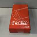 Orzly Case Compatible with Nintendo Switch 2 Protective Carry Case (2025 Model) with Screen Padding, Game Card microSD Pockets for Console and Accessories Screen Size 7.9" - Gift Boxed (Black)