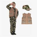 fun shack Boys Army Costume, Kids Military Costume, Boys Camo Costume, Soldier Costume for Kids, Boys Army Uniform S
