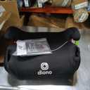 Diono Solana, No Latch, Pack of 2 Backless Booster Car Seats, Lightweight, Machine Washable Covers, Cup Holders, Black