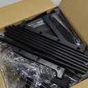 Amazon.com: UNITSTAGE Shoe Rack, 3 Tier Shoe Storage Cabinet with Door 12 Pair Plastic Shoe Shelves Organizer for Closet, Entryway, Hallway, Bedroom, Black : Home & Kitchen