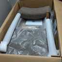 COLAMY Upholstered Dining Chairs Set of 2, Mid Century Modern Kitchen Chairs with Back, Farmhouse Fabric Side Dining Room Chairs with Wood Legs for Dining Room Restaurant, Brown