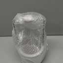 Toothbrush Holder with Cover 360 Rotating 4 Compartments Bathroom Toothpaste Electric Toothbrush Organizer, White