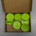 10pcs Storage Baby Bottle Caps, Travel Bottle Caps Storage Lids, Replacement Parts Accessories, Compatible with Lansinoh MAM Pigeon Bottles (Green)