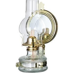 Wall Large Kerosene Lamp Lantern Clear Glass Oil Lamp Chamber Oil Lamps for Indoor Use Home Decor Lighting Retro Wall Oil Hurricane Lantern