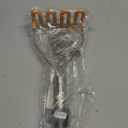 Tovolo Silicone Potato Masher Stainless Steel Handle Apricot Orange Dishwasher Safe Heat Resistant Non Scratch Handheld Coil Wire Potato Smasher for Nonstick Pans Ergonomic Kitchen Food Prep Tool