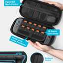 TiMOVO Carrying Case for Nintendo Switch 2 (2025), Large Capacity Protective Hard Shell Portable Travel Case Pouch for Switch 2, with 10 Game Card Slots and Pockets for Console & Accessories, Blue
