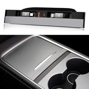 Amazon.com: Leikaendi Car USB Hub Charger for Tesla Center Console with Fast Charging Retractable Cables Phone Charger Docking Station Accessories(Model Y 2021-2024 & Model 3 2021-2023) : Cell Phones & Accessories