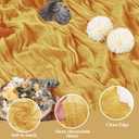 Asee'm 6pcs Cheesecloth Table Runner 120 Inches Long Gold Boho Gauze Cheese Cloth Runner 10FT Rustic Sheer Table Runners for Christmas Wedding Party Baby Shower Spring Easter Decoration