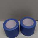 Prasacco 4 Rolls Blue Painters Tape Bulk, 4 Inch X 60 Yards, Total 240 Yd, No Residue Masking Tapes Trim Edge Finishing Tape for Wall Painting Decoration DIY Crafts Supplies, Multi Surface