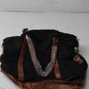 CAMTOP Women Travel Tote Overnight Weekender Carry On Bag With Luggage Sleeve and Shoes Compartmet (B-Black with Shoe Compartment)