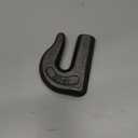 6Pack 3/8'' Weld-On Forged Clevis Grab Chain Hooks, Heavy Duty Forged Grade 70 Grade Utility Hook Weldable for Trailer Truck, Rigging, Car, SUV, RV, UTV, Tractors Loader Bucket-6600 LBS Capacity