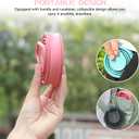 Nefeeko Collapsible Water Bottle,17oz(500ml) Reuseable BPA Free Silicone Foldable Water Bottles for Travel Gym Camping Hiking, Portable Leak Proof Sports Water Bottle with Carabiner