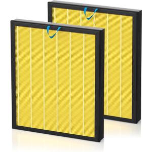 Colorfullife Vital 200S Pet Care Replacement Parts for LEVOIT Vital 200S and 200S-P, 200S-RF-PA (LRF-V201-YUS), 2 Pack, Yellow