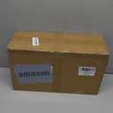 Elevated Slow Feeder Dog Bowls - Ceramic Food and Water Bowl Set with Stand - Raised Pet Dishes for Small and Medium Sized Dogs (White)