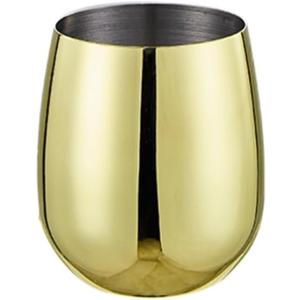 Stainless Steel Wine Cup Red Wine Glasses Tall Wine Glasses Creative Thickened Bar for Party Outdoor Travel(Colour 1)