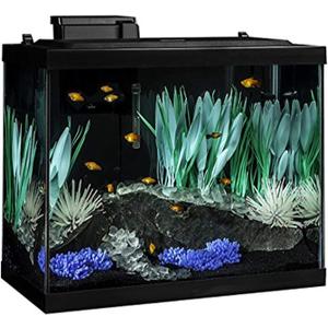 Tetra ColorFusion Aquarium 20 Gallon Fish Tank Kit, Includes LED Lighting and Decor