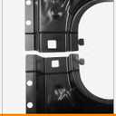 Cab Corner Kit Black Fit for 1999-2016 Ford Super Duty F250 F350 Regular Cab Standard Cab Crew Cab Driver & Passenger Side NOT for Ext cab