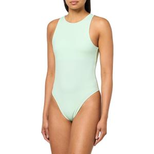 Steve Madden womens Nico Bodysuit (Small, Mint)