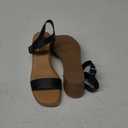 Women Black Sandals SM New York Size 8.5 