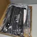 Shoe Rack 4 Tier Long Storage Organizer Wide Metal Shoe Shelf for Closet Entryway Black