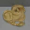 XiongXiongLe Cosplay Halloween Wig Women Costume Long Straight Yellow Golden Mixed Hair Replacement Wig for Adult Cos Anime Party Halloween Christmas (Blonde Long 2)