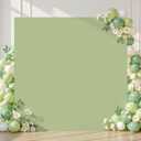 Square Backdrop Arch Cover Sage Green 6.6FT x 6.6FT Square Arch Backdrop Covers Stretchy Spandex Fitted Square Backdrop Cover for Birthday Party Wedding Ceremony Banquet Decoration