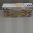 bella 2 Slice Slim Toaster, Fits-anywhere Kitchenware, 6 Setting Shade Control with Reheat & Cancel Buttons, Fits sourdough, 10 Long Slot, Anti Jam & Auto Shutoff, 900 Watt, Blossom