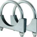 3" U Heavy Duty U-Bolt Clamp, 3 Inch Stainless Steel Muffler Clamps Saddle Style Exhaust Anti-corrosion U-Bolt for Automotive Installation/Car Enthusiasts(2-Pack)