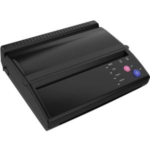 TATELF Tattoo Stencil Machine Thermal Copier Tattoo Stencil Printer with 20pcs Transfer Paper for tattooing Artists (Black)