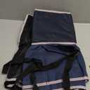 UYYE Trunk Hanging Organizer, Backseat Storage Bag, Collapsible Car Interior Accessories with 4 Pockets & 2 Mesh Pouches for Tools, Provide More Storage Trunk Space for SUV, Jeep, MPVs (Drak Blue)