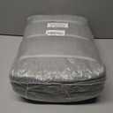 Goleray Privacy Fence Screen 6'x50' Outdoor Mesh Fencing Panels Temporary Fence Covering Privacy Shade Net Covers for Backyard Garden Pool, Light Gray