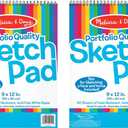 Melissa & Doug Sticker Wow! 24-Page Activity Pad and Sticker Stamper, 300 Stickers, Arts and Crafts Fidget Toy Collectible Character  Purple Unicorn - for Kids Ages 3+ - FSC Certified