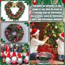 Shappy 4 Pcs 36 Inch Back to School Wreath Storage Container Clear Wreath Storage Bags PVC Waterproof Garland Bags with Clear Window Dual Zippers and Handles for Holiday Artificial Garland (Red)