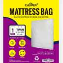 Twin Mattress Bags for Moving and Disposal  Plastic Mattress Protector for Storage,WaterProof Mattress Cover,TearResistant Mattress Wrap,Home Storage,moving supplies