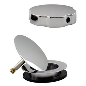 Westbrass European Style Trim for Cable Drive Bath Waste, Polished Chrome, D50TE-26